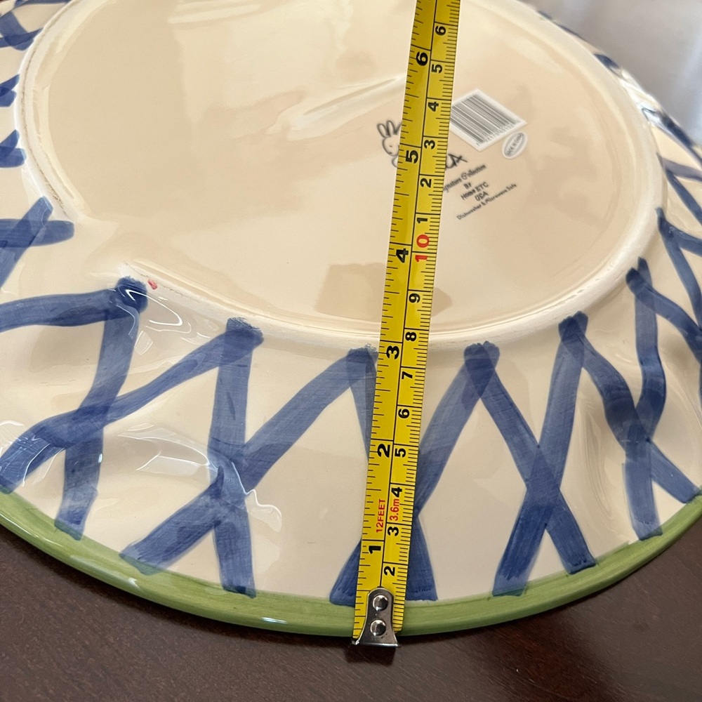 Crab and Lemon Dip Bowl Platter by: Home Etc BECCA Signature Collection 14” - Picture 6 of 7